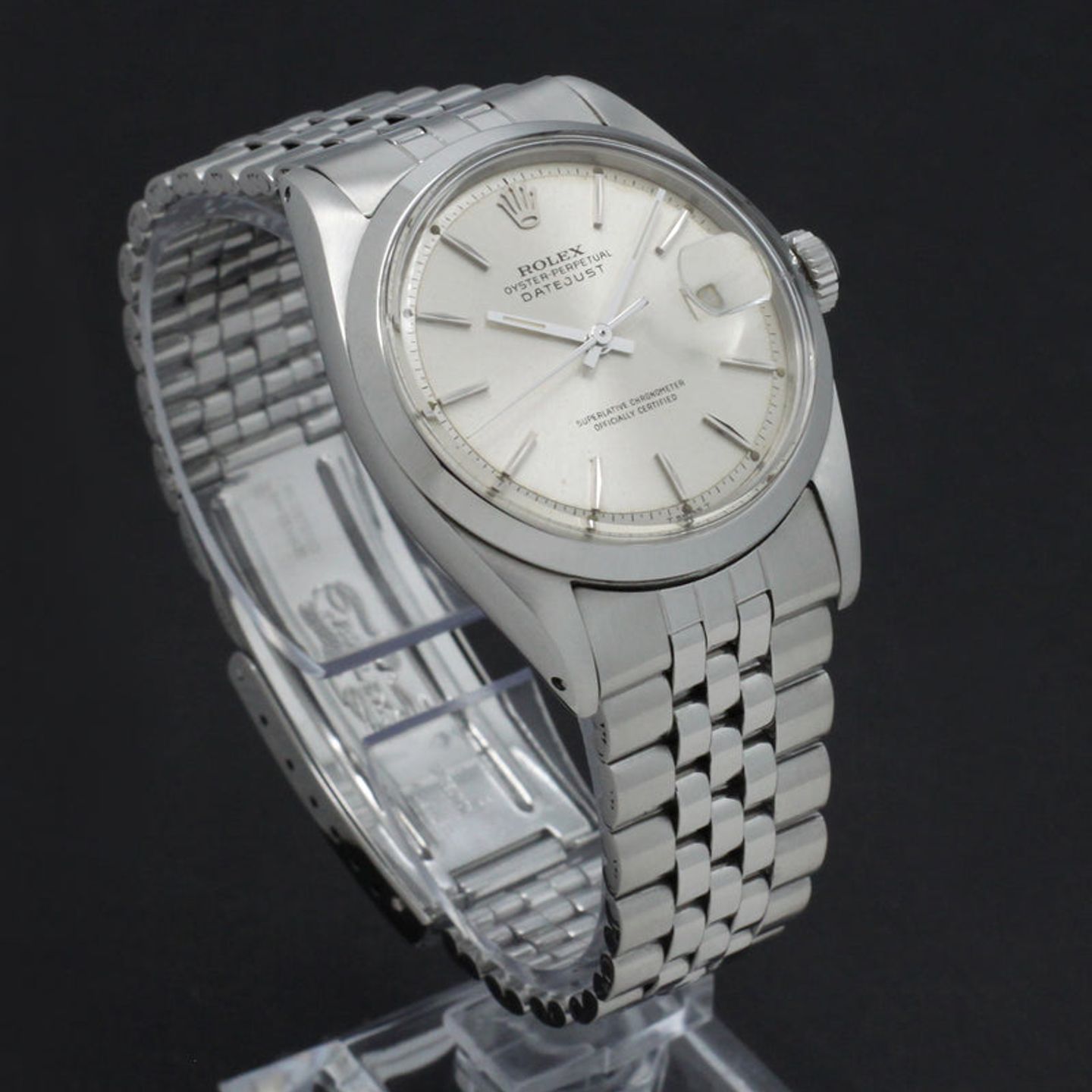 Rolex Datejust 1600 (1966) - Zilver wijzerplaat 36mm Staal (6/14)