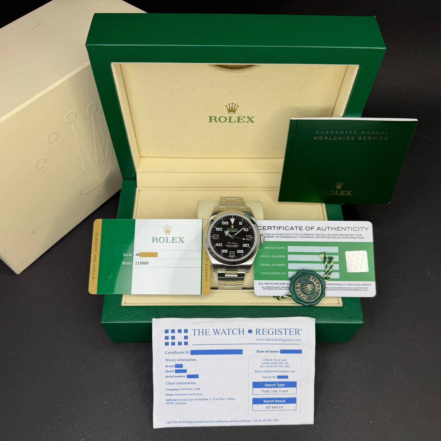 Rolex Air-King 116900 - (3/8)