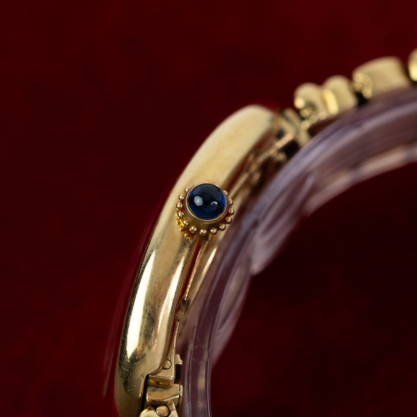 Cartier Baignoire 1950 (Unknown (random serial)) - White dial 31 mm Yellow Gold case (2/4)