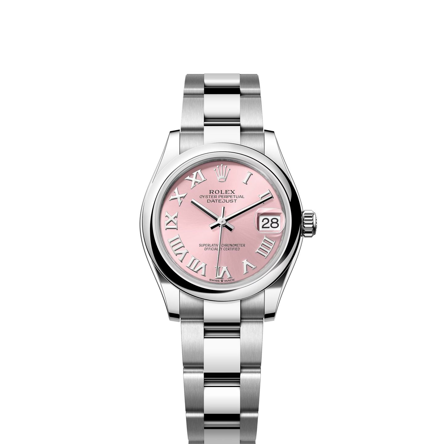 Rolex Datejust 31 278240 (2023) - Roze wijzerplaat 31mm Staal (1/8)