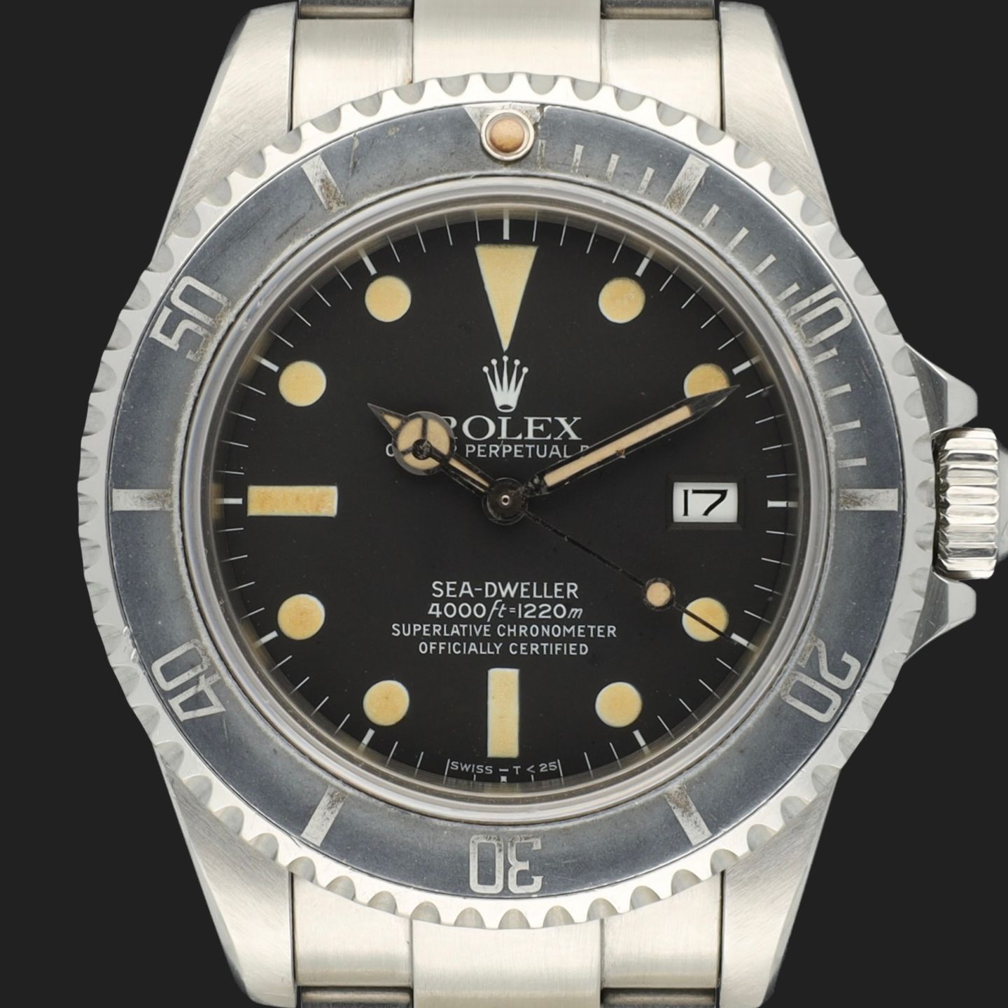 Rolex Sea-Dweller 16660 (1984) - Zwart wijzerplaat 40mm Staal (2/8)