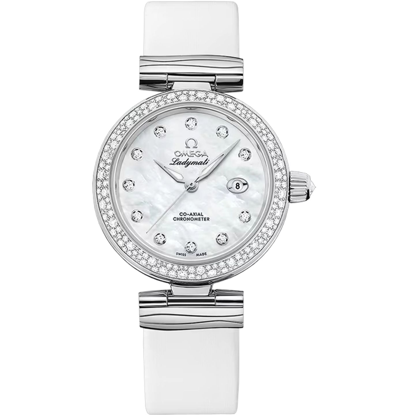 Omega De Ville Ladymatic 425.37.34.20.55.002 (2025) - Parelmoer wijzerplaat 34mm Staal (1/1)