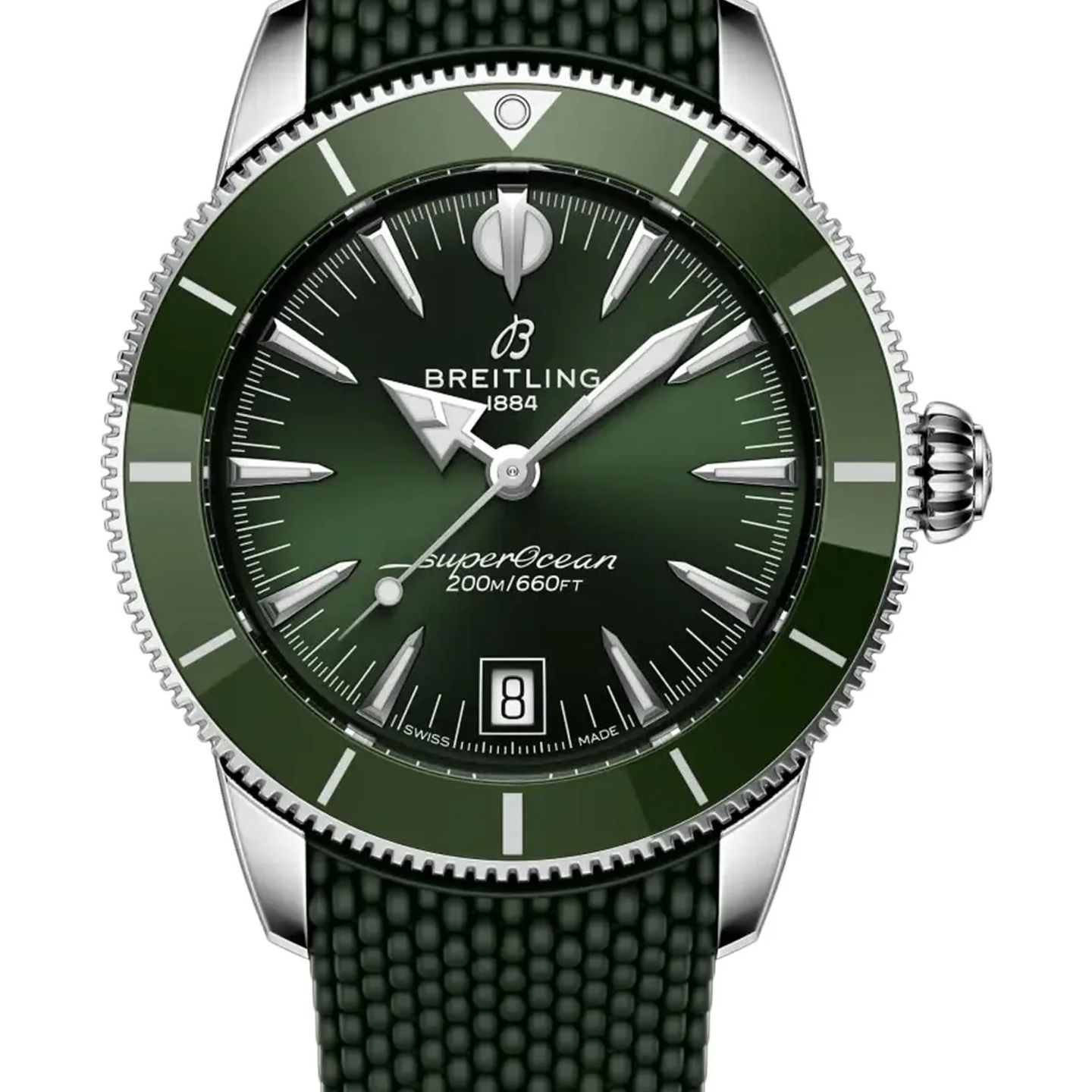 Breitling Superocean Heritage AB3110361L1S1 (2026) - Groen wijzerplaat 40mm Staal (1/1)
