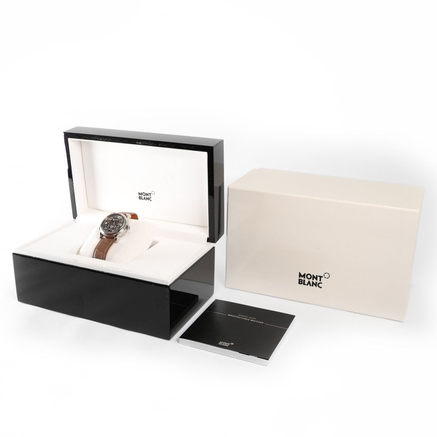 Montblanc Nicolas Rieussec 102337 (2012) - Grijs wijzerplaat 43mm Staal (3/3)