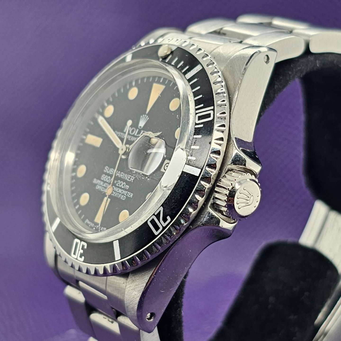 Rolex Submariner Date 1680 (1978) - Zwart wijzerplaat 40mm Staal (2/5)