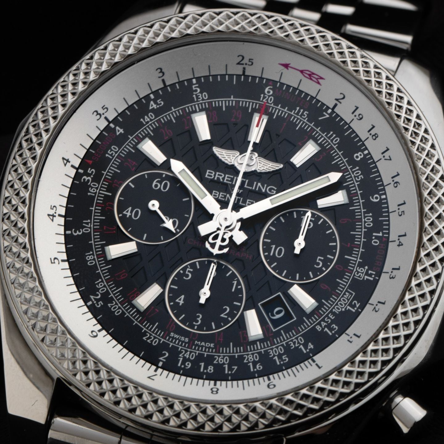 Breitling Bentley B06 AB061112/BD80/990A (2020) - Black dial 49 mm Steel case (3/7)