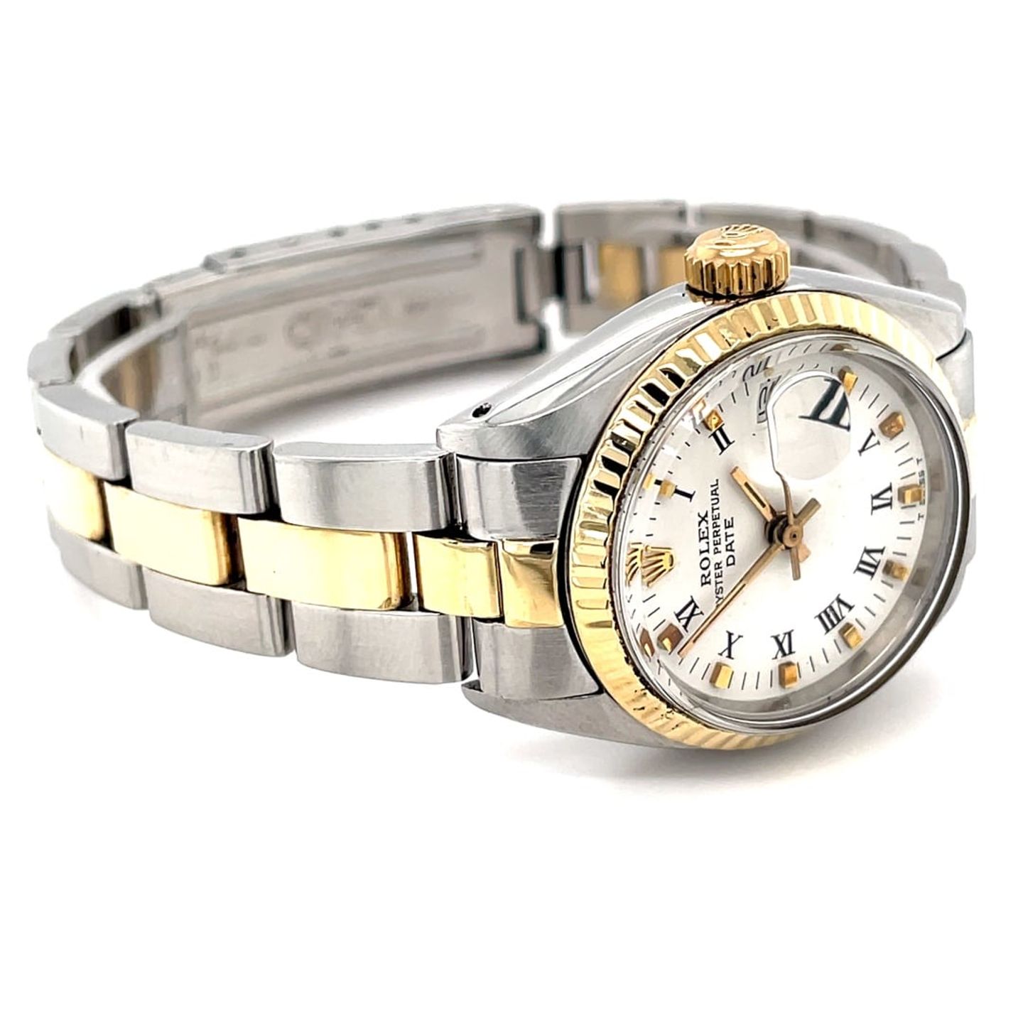 Rolex Lady-Datejust 6917 (1978) - White dial 26 mm Gold/Steel case (3/8)