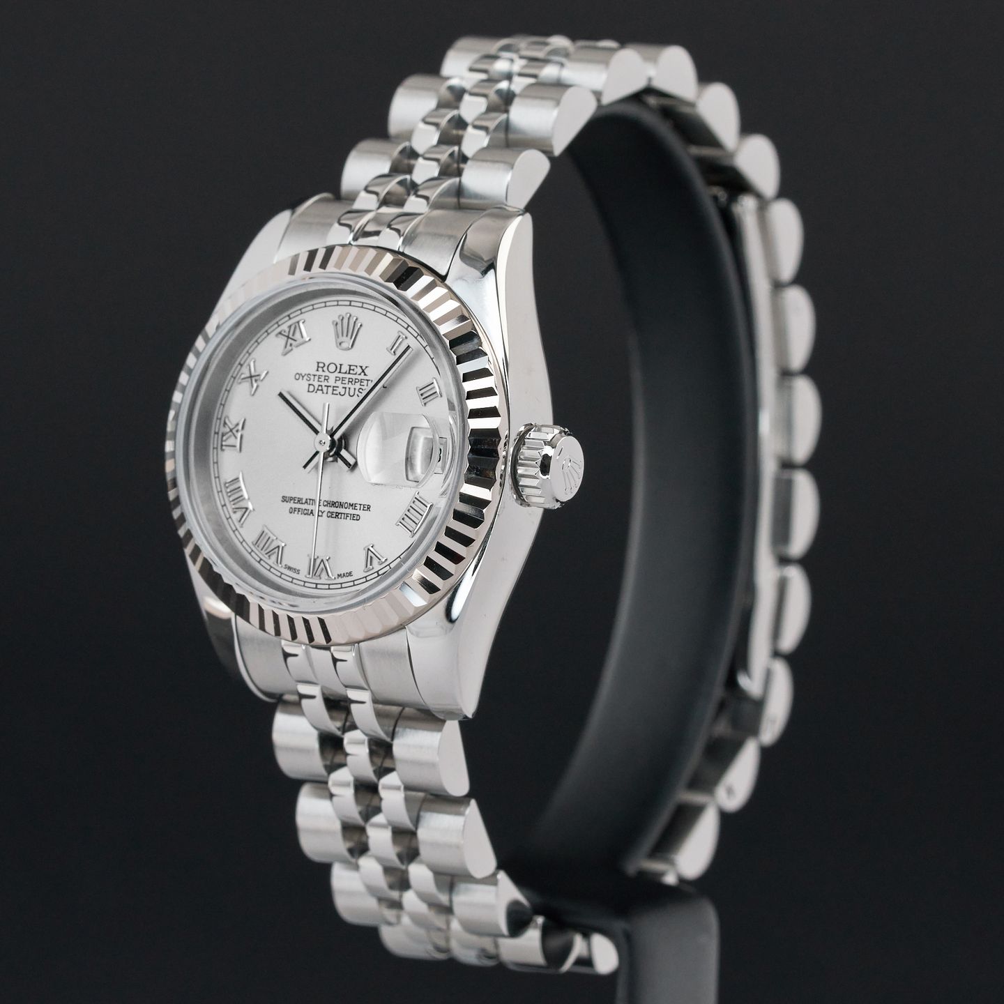 Rolex Lady-Datejust 179174 (2006) - Silver dial 26 mm Steel case (4/8)