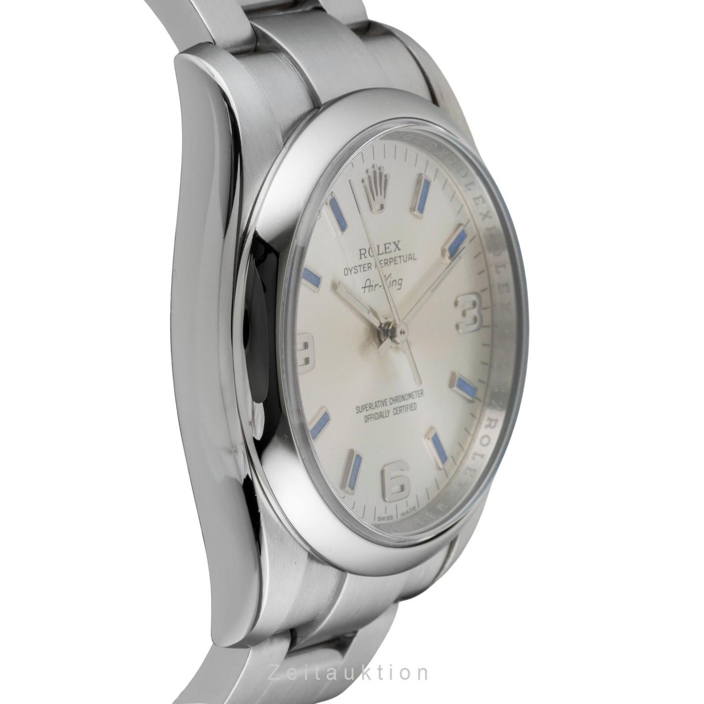 Rolex Oyster Perpetual 34 114200 (Unknown (random serial)) - Silver dial 34 mm Steel case (6/8)