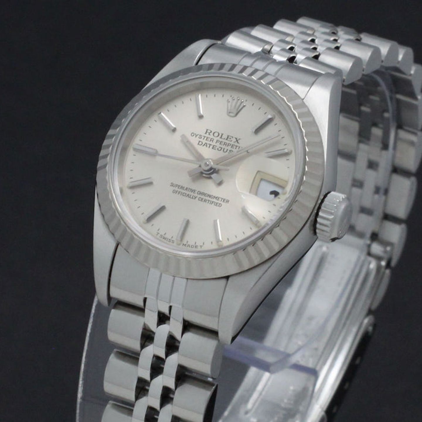 Rolex Lady-Datejust 69174 (1996) - Silver dial 26 mm Steel case (7/7)