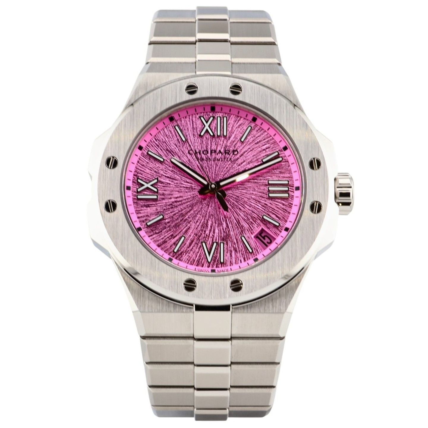 Chopard Alpine Eagle 298600-3022 (2025) - Pink dial 41 mm Steel case (1/2)
