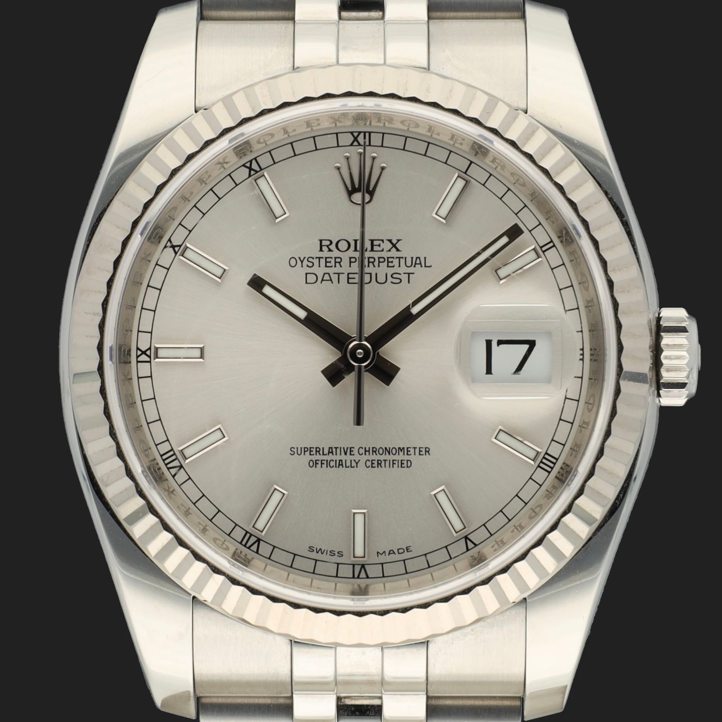 Rolex Datejust 36 116234 (2015) - Silver dial 36 mm Steel case (2/8)