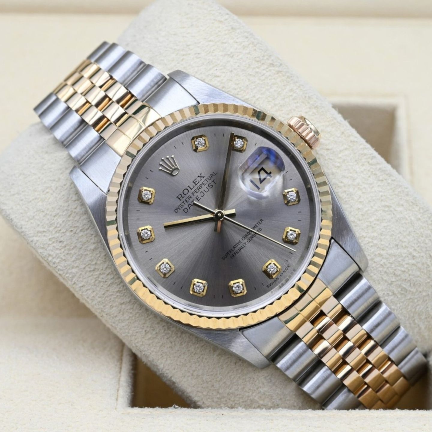Rolex Datejust 36 16233 (2002) - 36mm Goud/Staal (1/7)