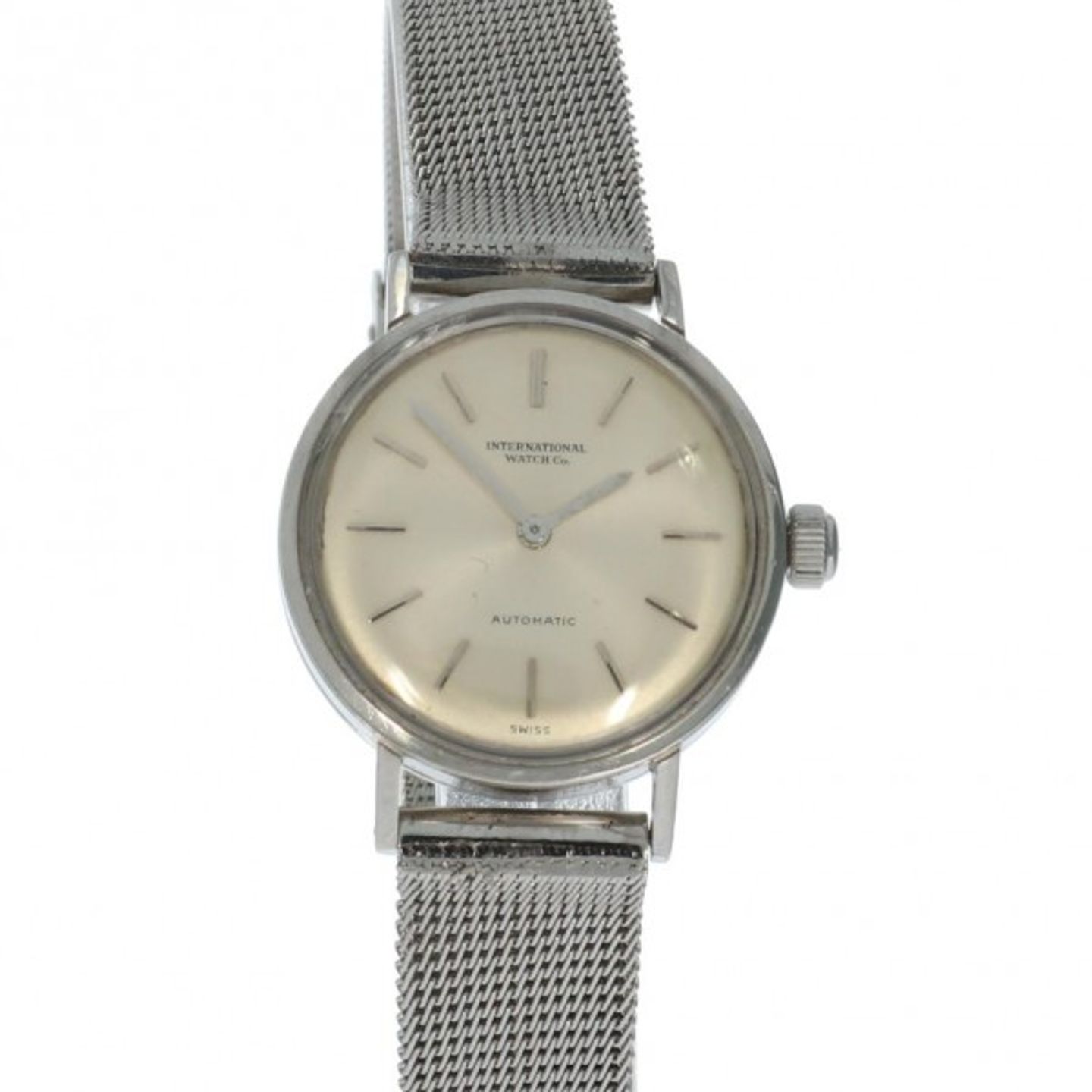 IWC Vintage Unknown (Unknown (random serial)) - Silver dial 24 mm Steel case (1/5)