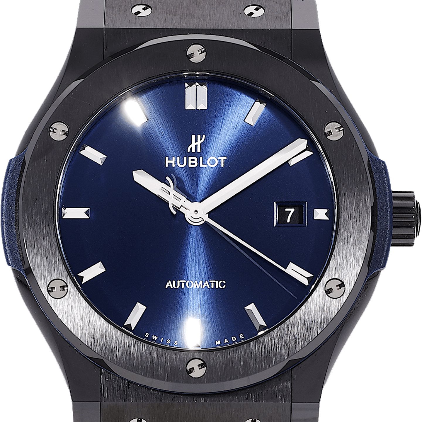 Hublot Classic Fusion Blue 542.CM.7170.LR (2019) - Blue dial 42 mm Ceramic case (1/5)