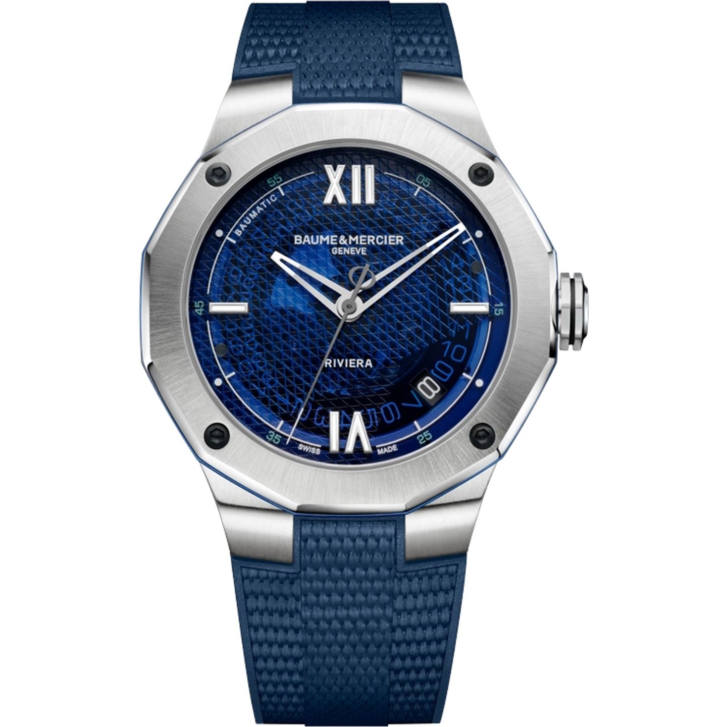 Baume & Mercier Riviera M0A10701 (2026) - Blauw wijzerplaat 42mm Staal (1/1)