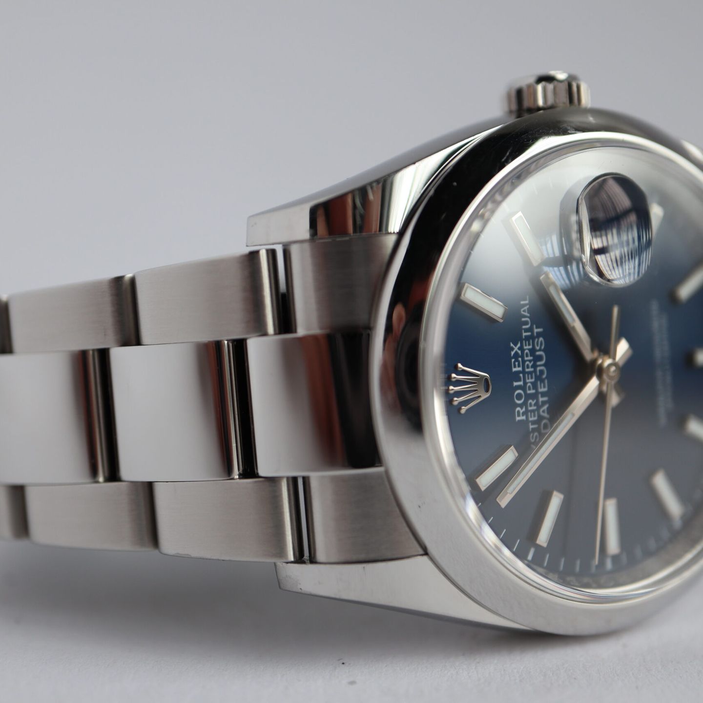 Rolex Datejust 36 126200 (2022) - Blauw wijzerplaat 36mm Staal (6/8)