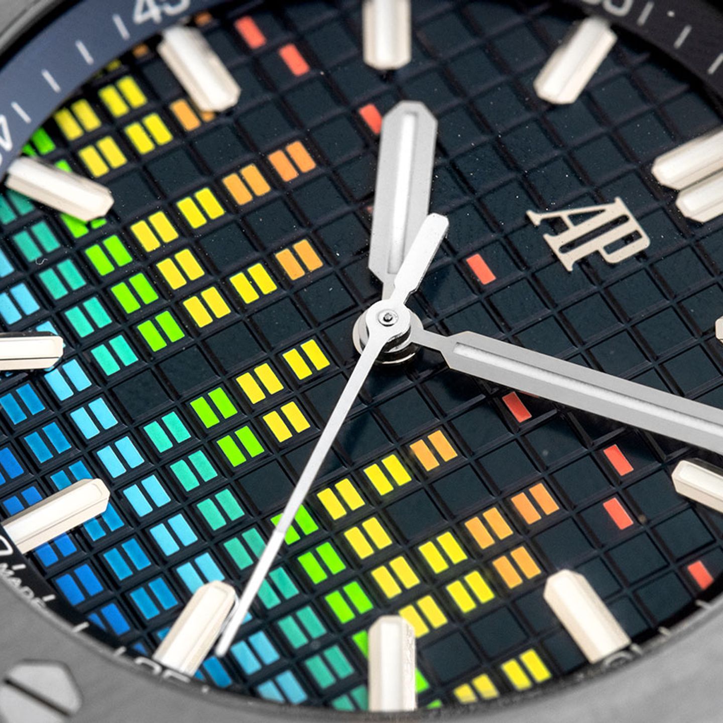 Audemars Piguet Royal Oak Offshore 15600TI.OO.A343CA.01 (2022) - Blauw wijzerplaat 43mm Titanium (3/7)