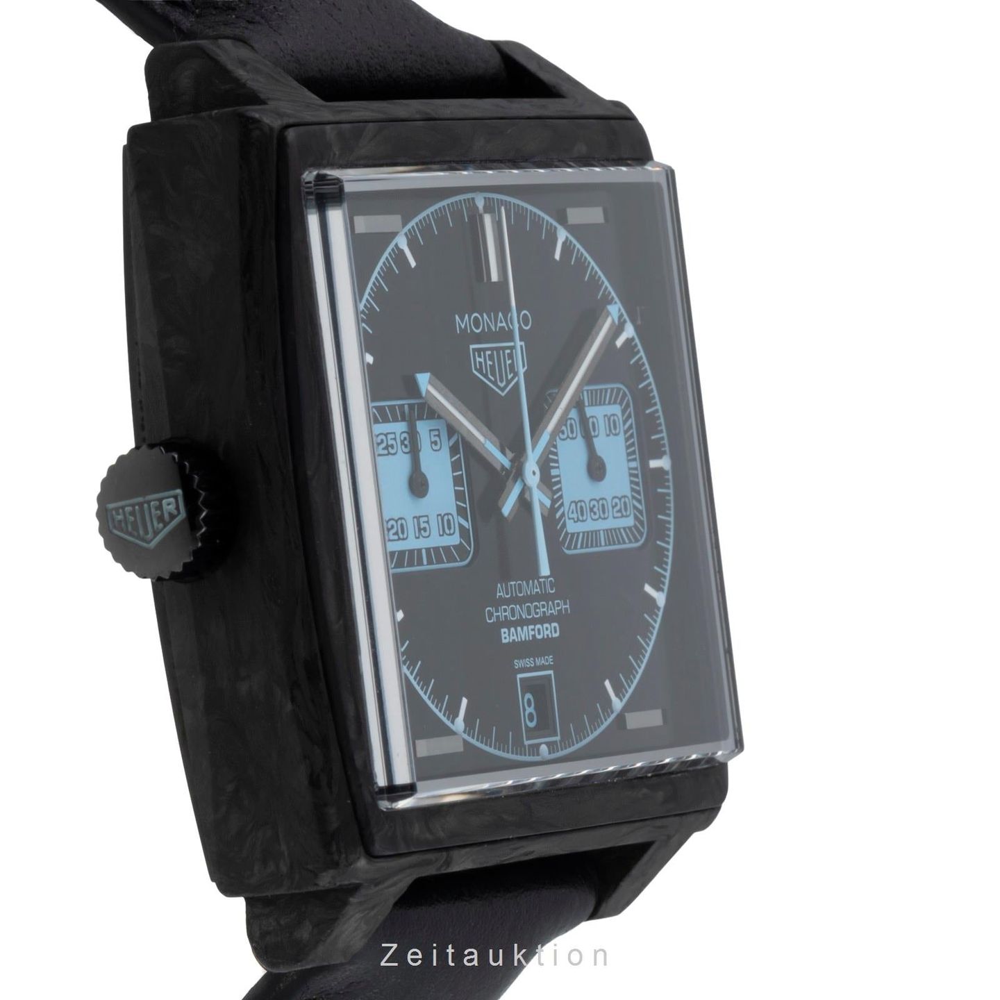 TAG Heuer Monaco CAW2190.FC6437 (Unknown (random serial)) - Black dial 39 mm Carbon case (6/8)