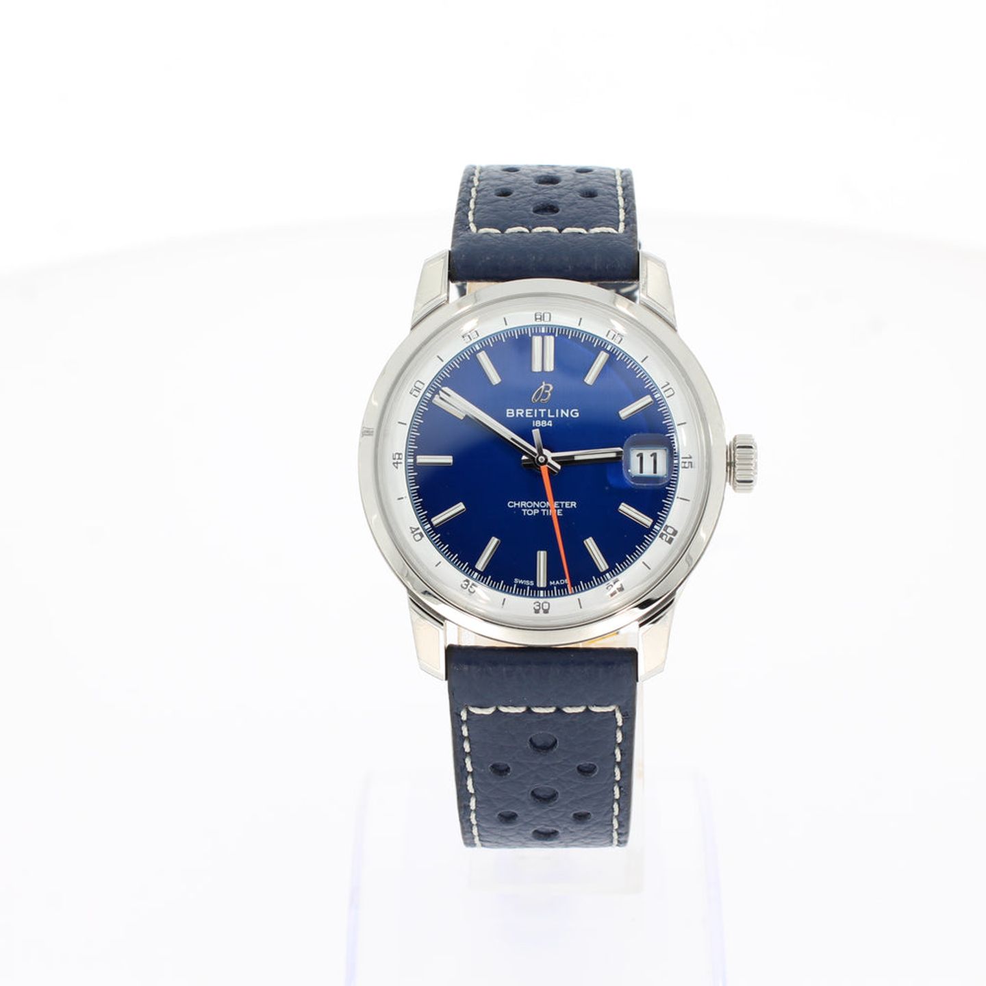 Breitling Top Time AB3113A71C1X1 (2025) - Blue dial 38 mm Steel case (1/5)