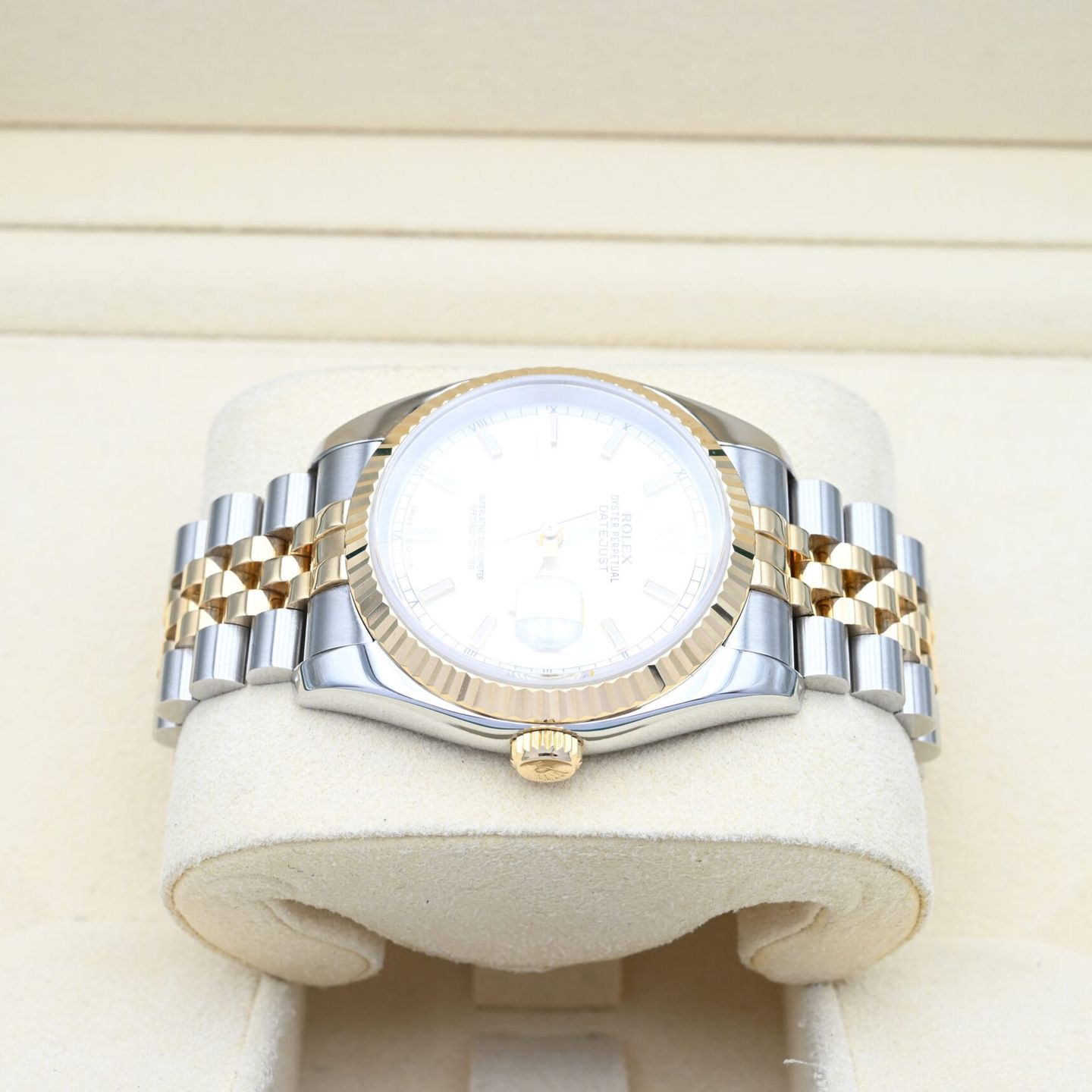 Rolex Datejust 36 116233 (2004) - Zilver wijzerplaat 36mm Goud/Staal (4/7)