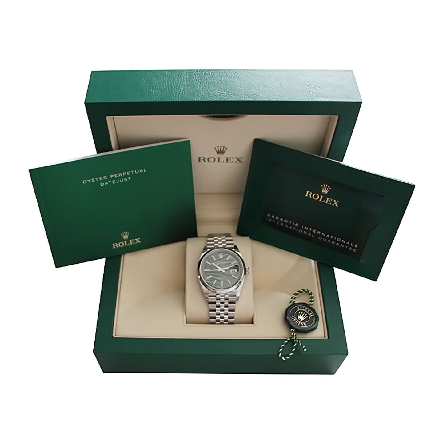 Rolex Datejust 36 126200 (2023) - Groen wijzerplaat 36mm Staal (4/4)