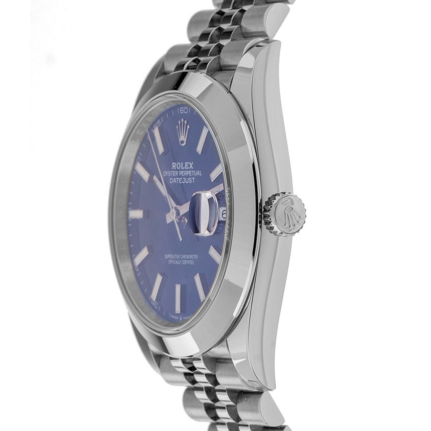 Rolex Datejust 41 126300 (2024) - Blauw wijzerplaat 41mm Staal (4/7)