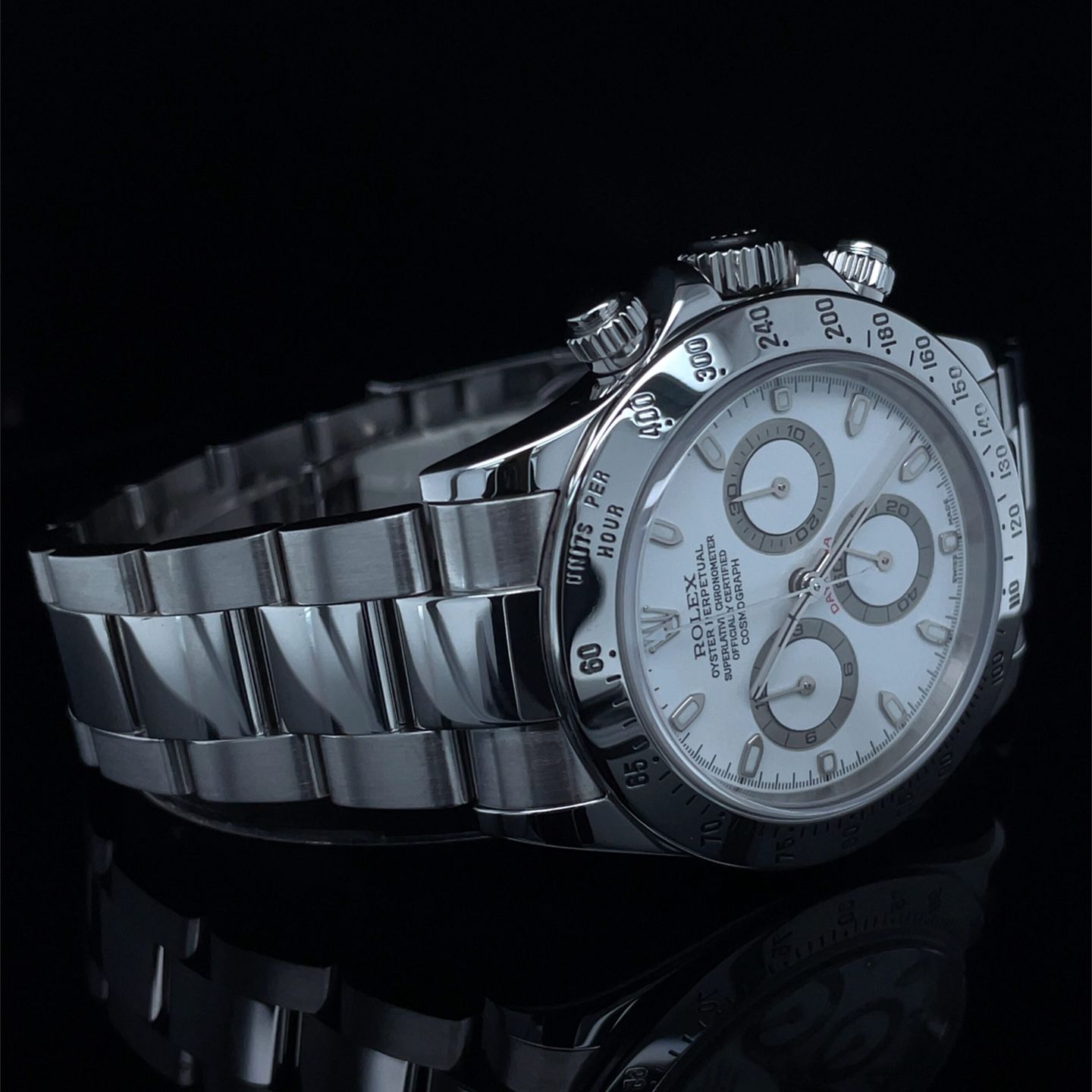 Rolex Daytona 116520 (2003) - White dial 40 mm Steel case (4/8)