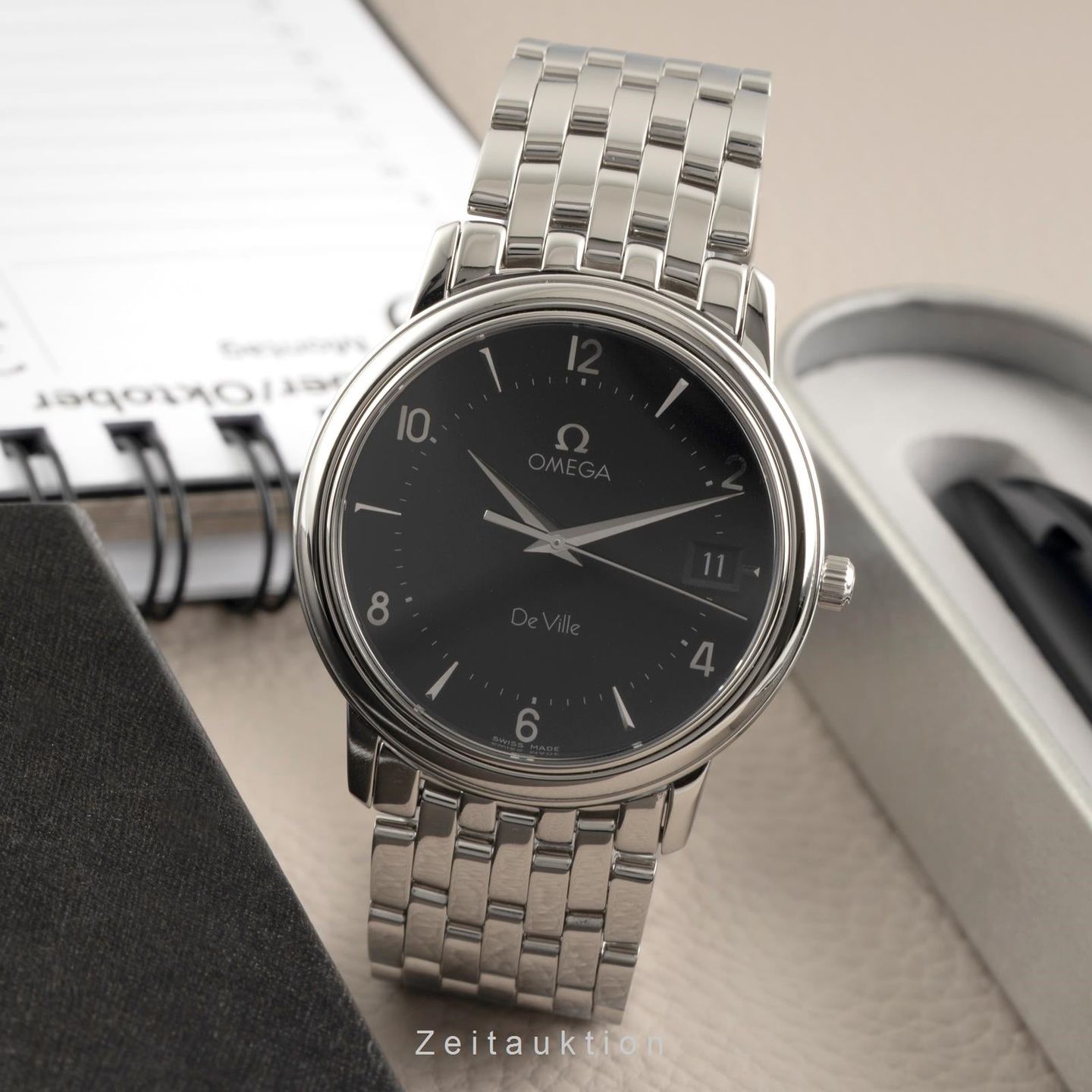 Omega De Ville Prestige 4510.52.00 (1998) - Black dial 34 mm Steel case (3/8)