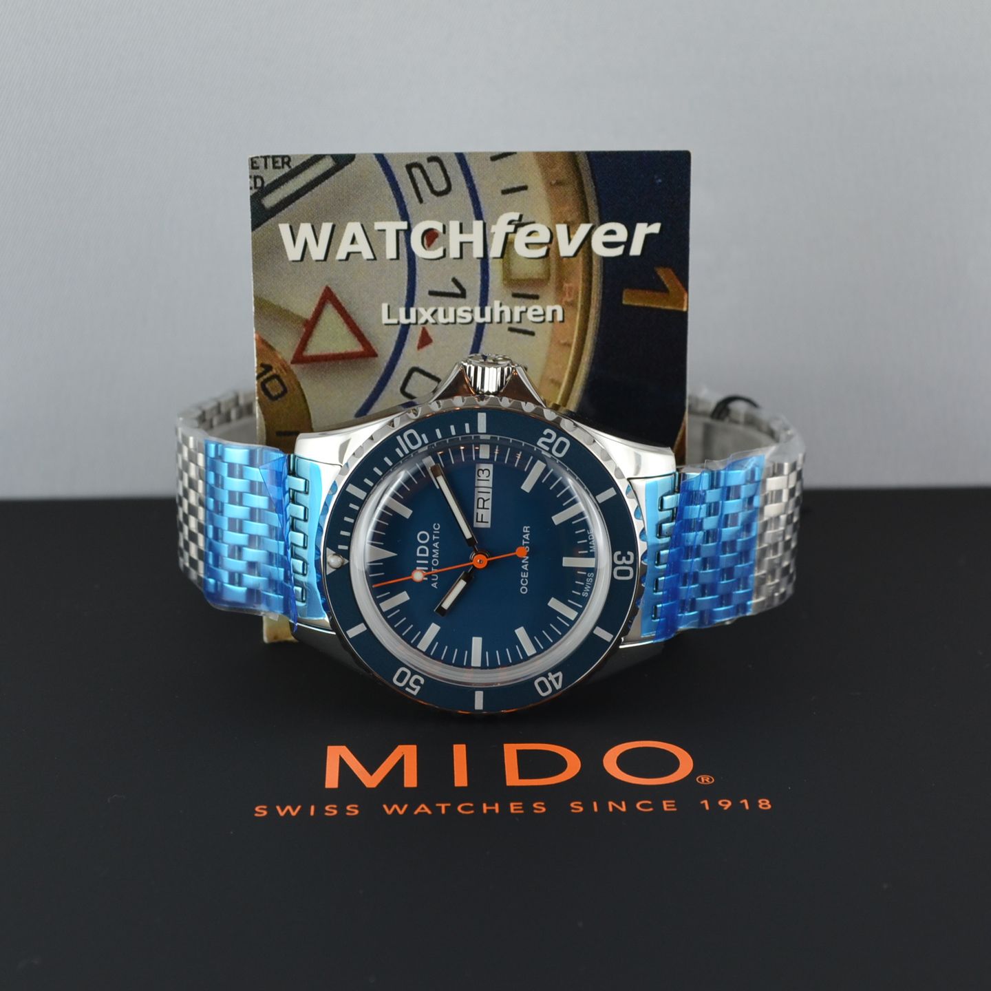 Mido Ocean Star M026.830.11.041.00 (Unknown (random serial)) - Blue dial 40 mm Steel case (4/5)