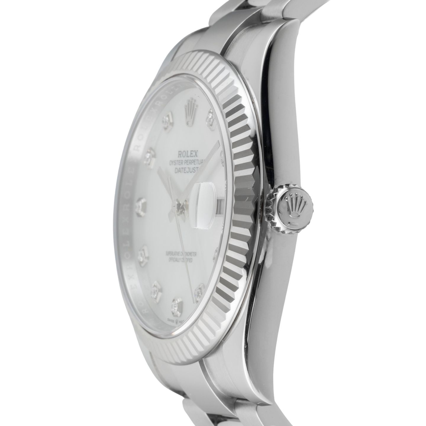 Rolex Datejust 41 126334 (Onbekend (willekeurig serienummer)) - Parelmoer wijzerplaat 41mm Staal (6/8)