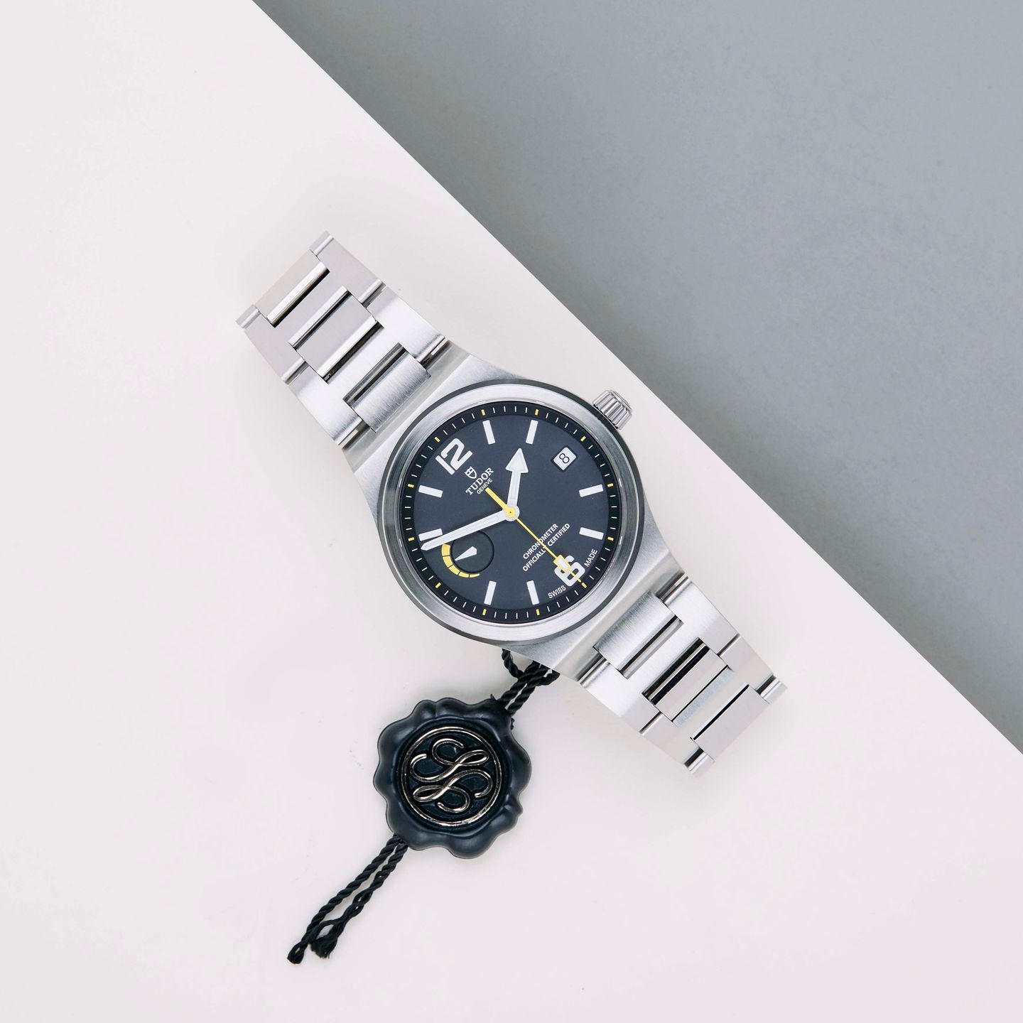 Tudor North Flag 91210N (2020) - Zwart wijzerplaat 40mm Staal (2/8)