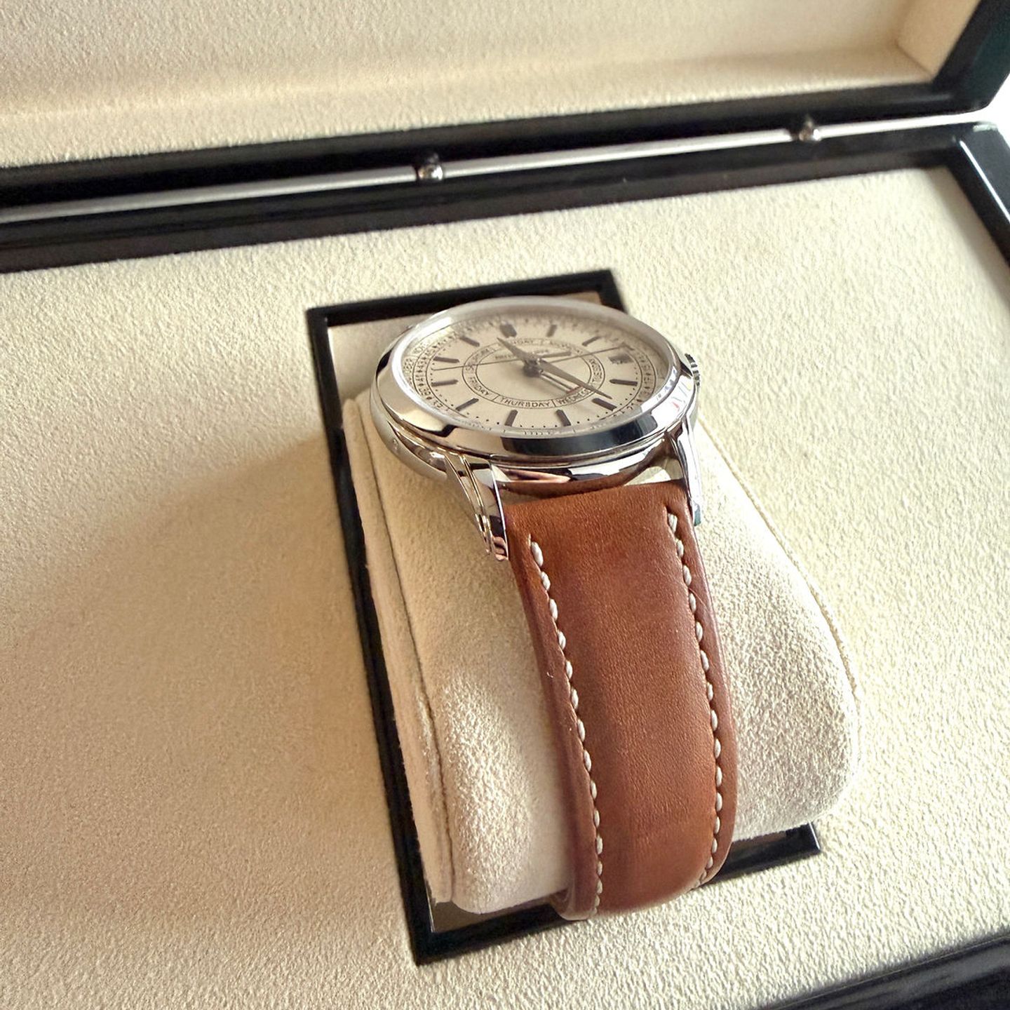 Patek Philippe Calatrava 5212A-001 (2020) - Zilver wijzerplaat 40mm Staal (3/5)