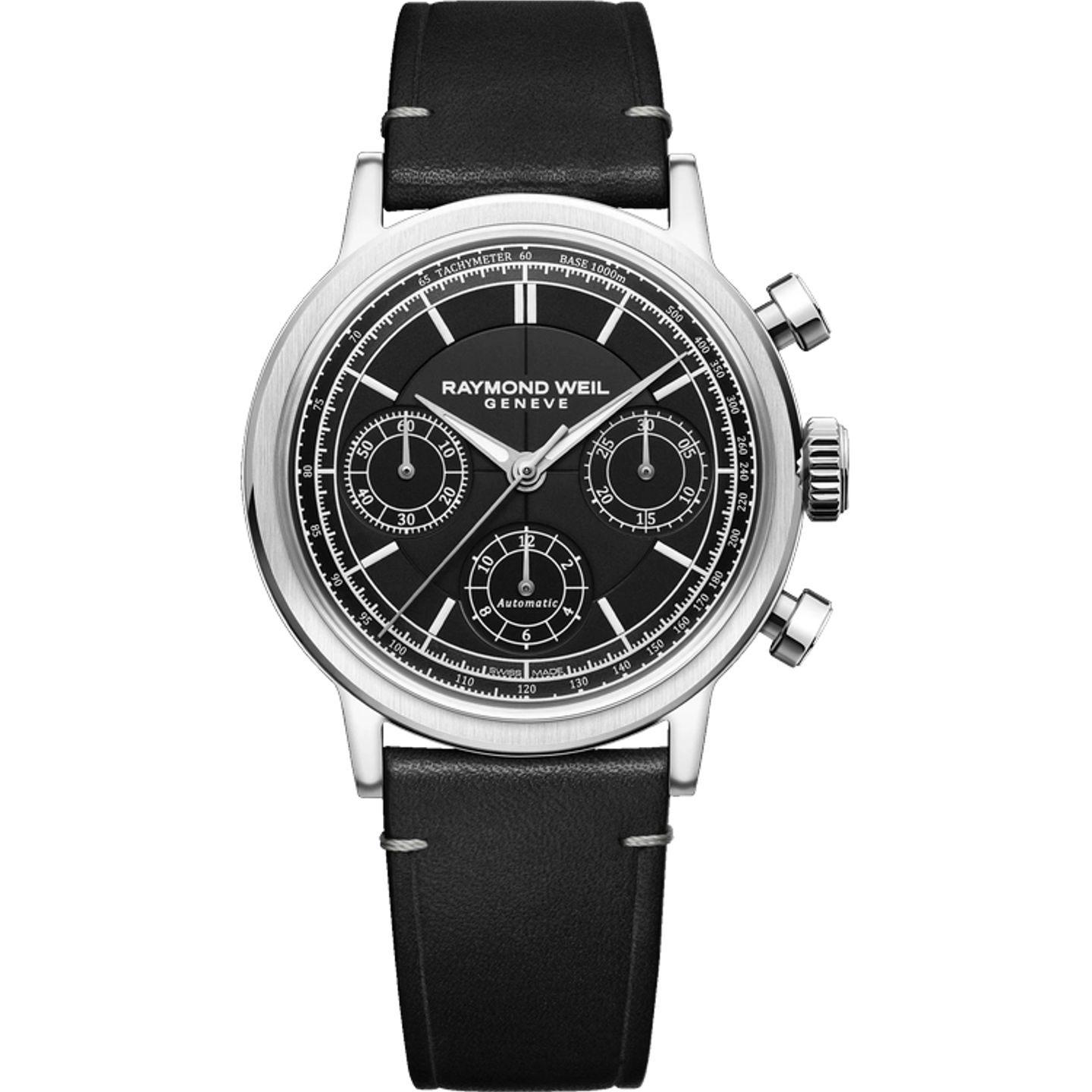 Raymond Weil Millesime 7765-STC-20001 (2026) - Zwart wijzerplaat 39mm Staal (1/1)