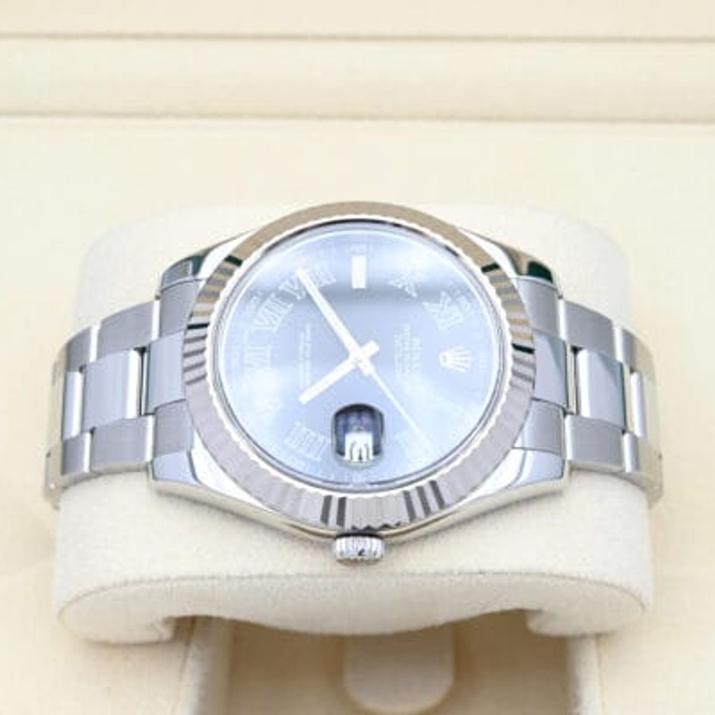 Rolex Datejust II 116334 (2014) - Black dial 41 mm Steel case (4/7)