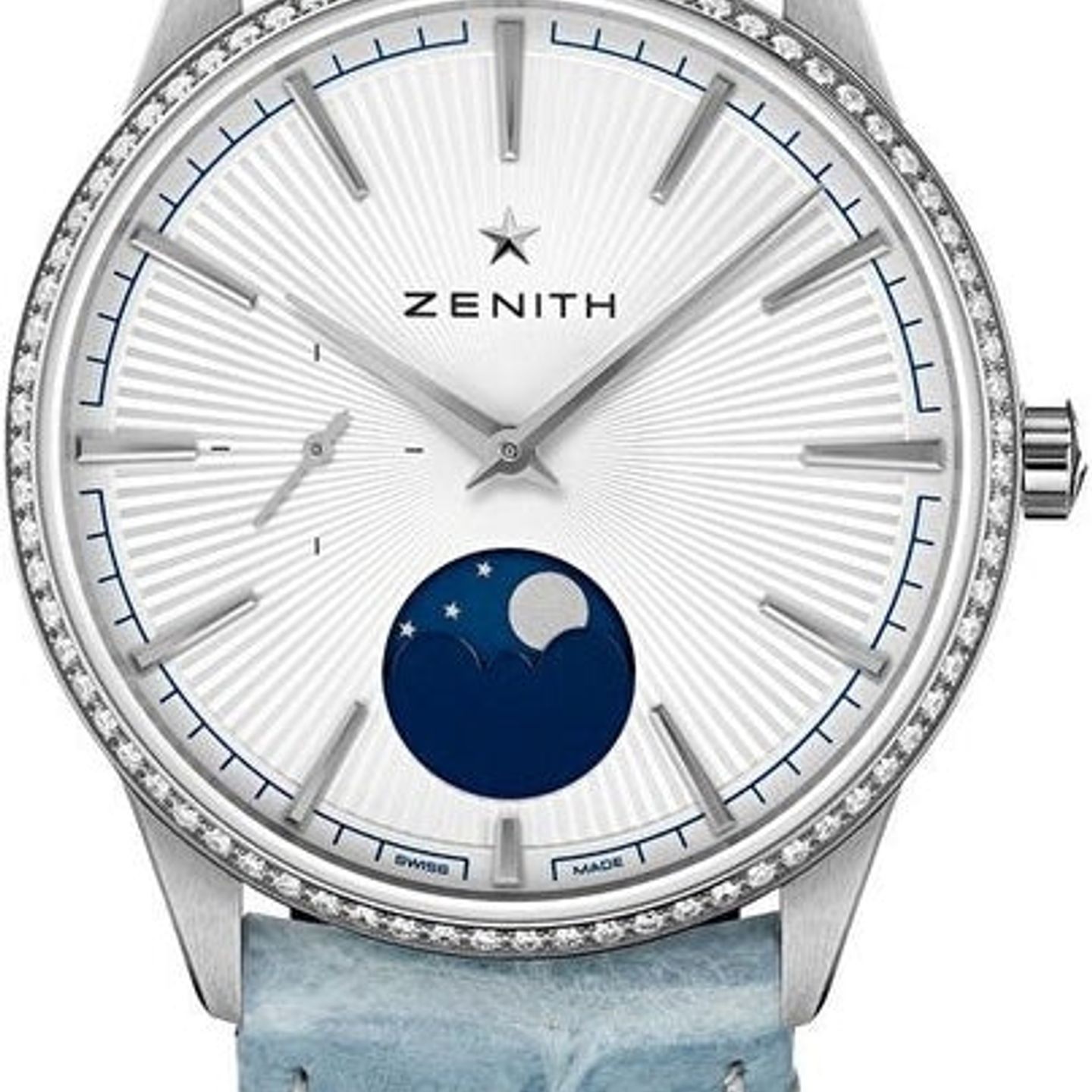 Zenith Elite 16.3200.692/01.C832 (2025) - Zilver wijzerplaat 36mm Staal (1/1)