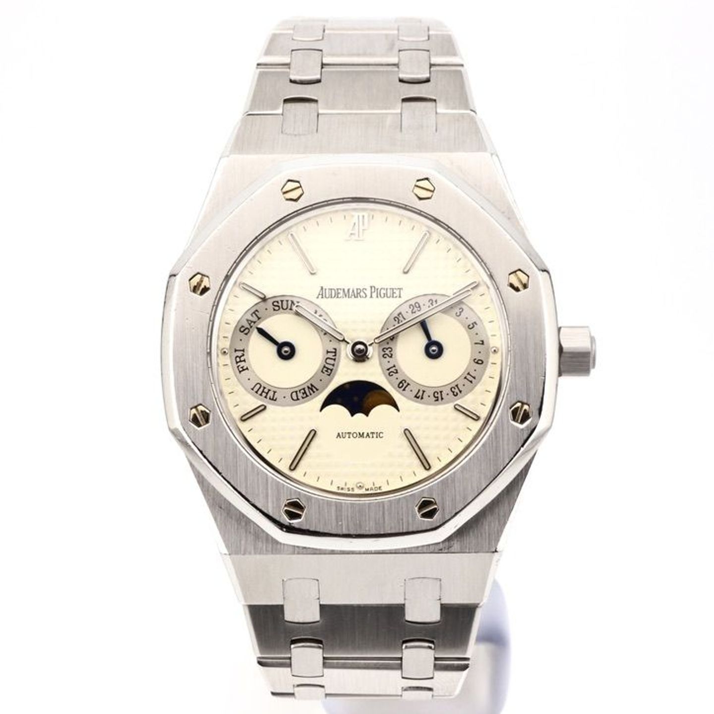 Audemars Piguet Royal Oak Day-Date 25594ST.OO.0789ST.01 (2005) - White dial 36 mm Steel case (1/1)