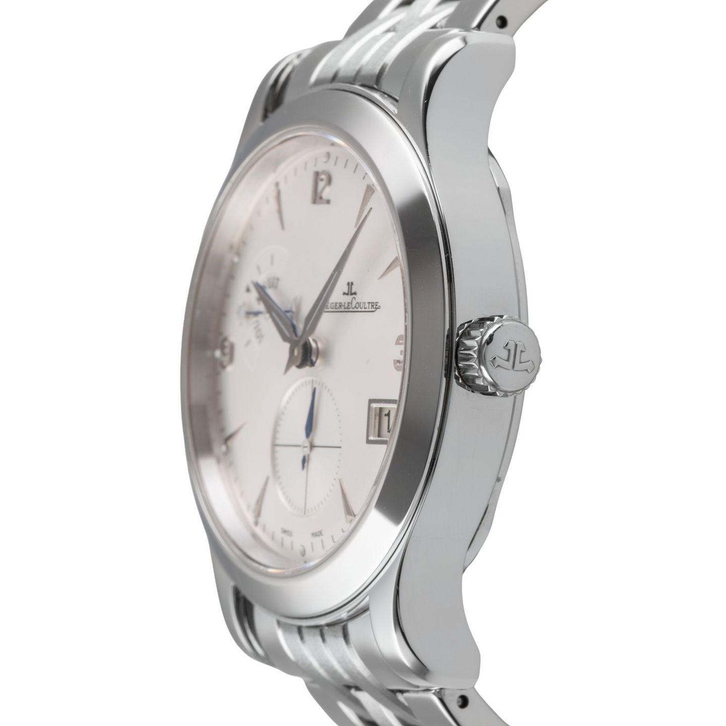 Jaeger-LeCoultre Master Hometime 147.8.05.S (2005) - Zilver wijzerplaat 40mm Staal (6/8)