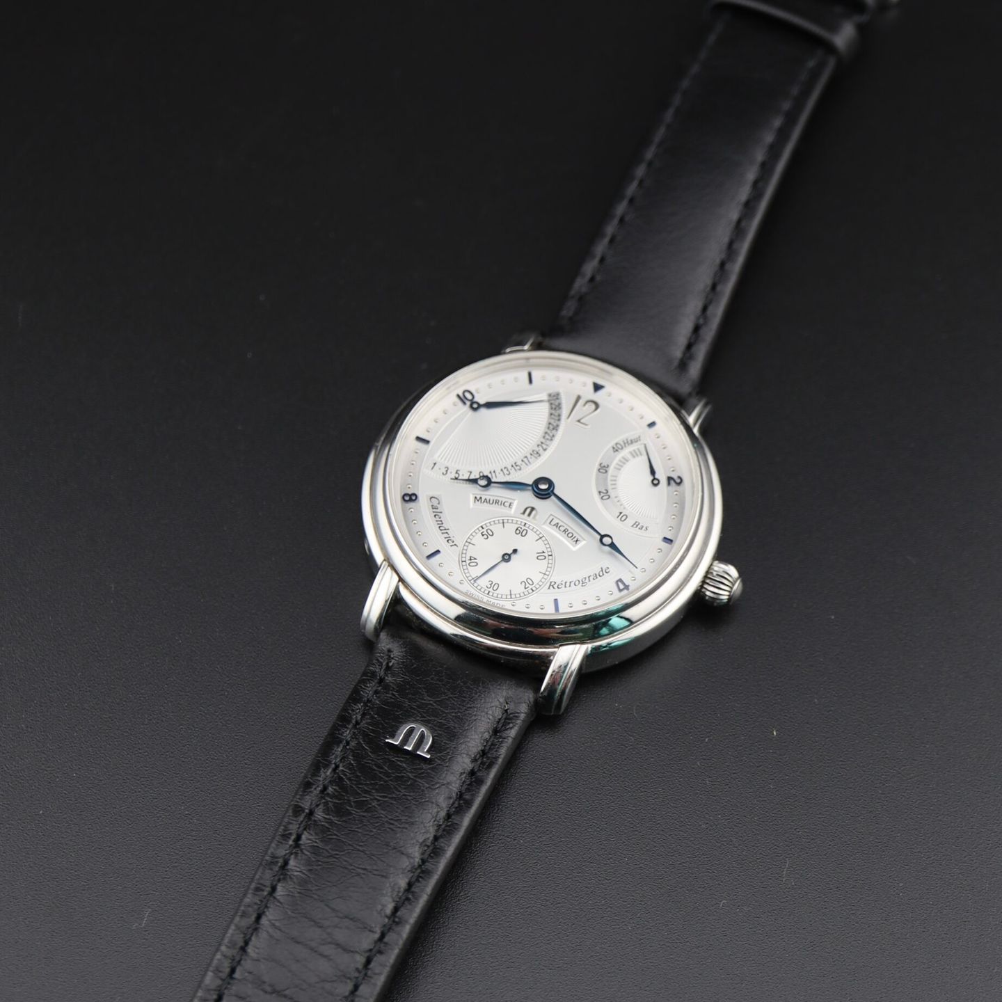 Maurice Lacroix Masterpiece Maurice Lacroix masterpiece mp7068 (Unknown (random serial)) - White dial 45 mm Steel case (3/5)