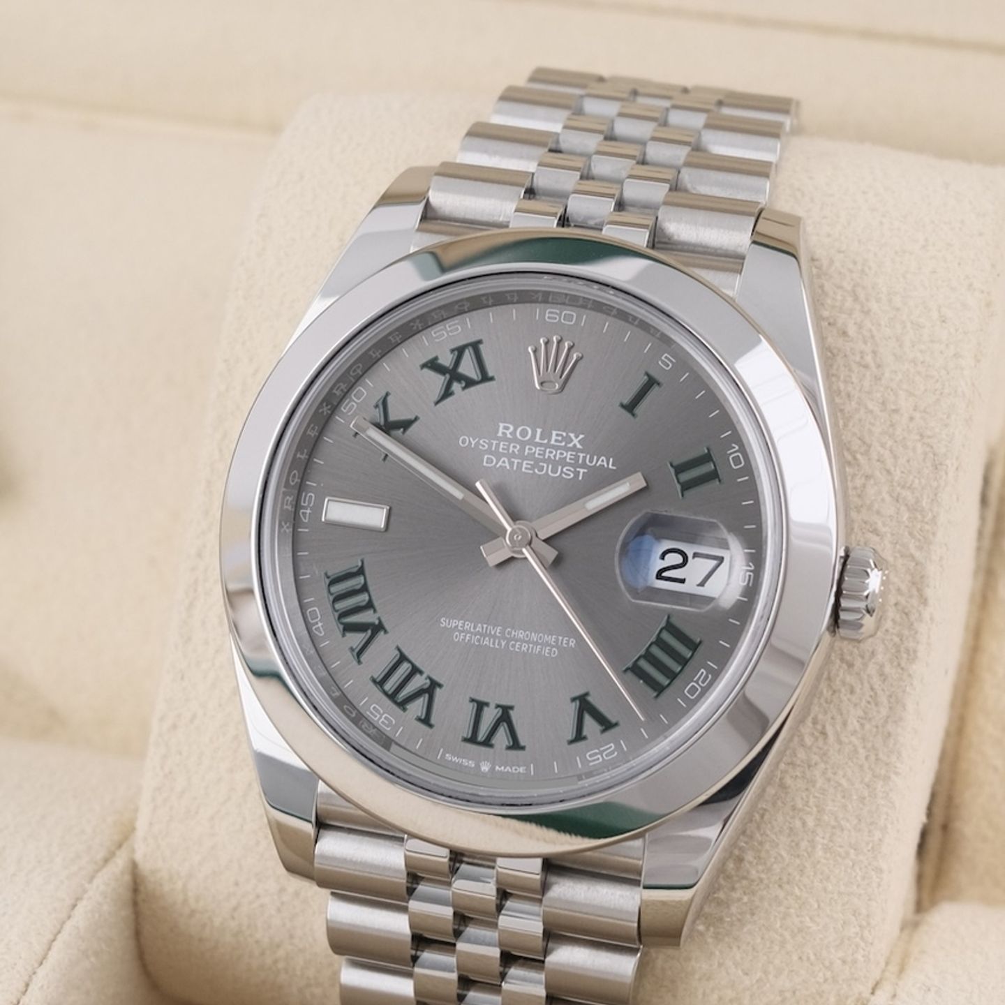 Rolex Datejust 41 126300 (2023) - Grey dial 41 mm Steel case (2/8)