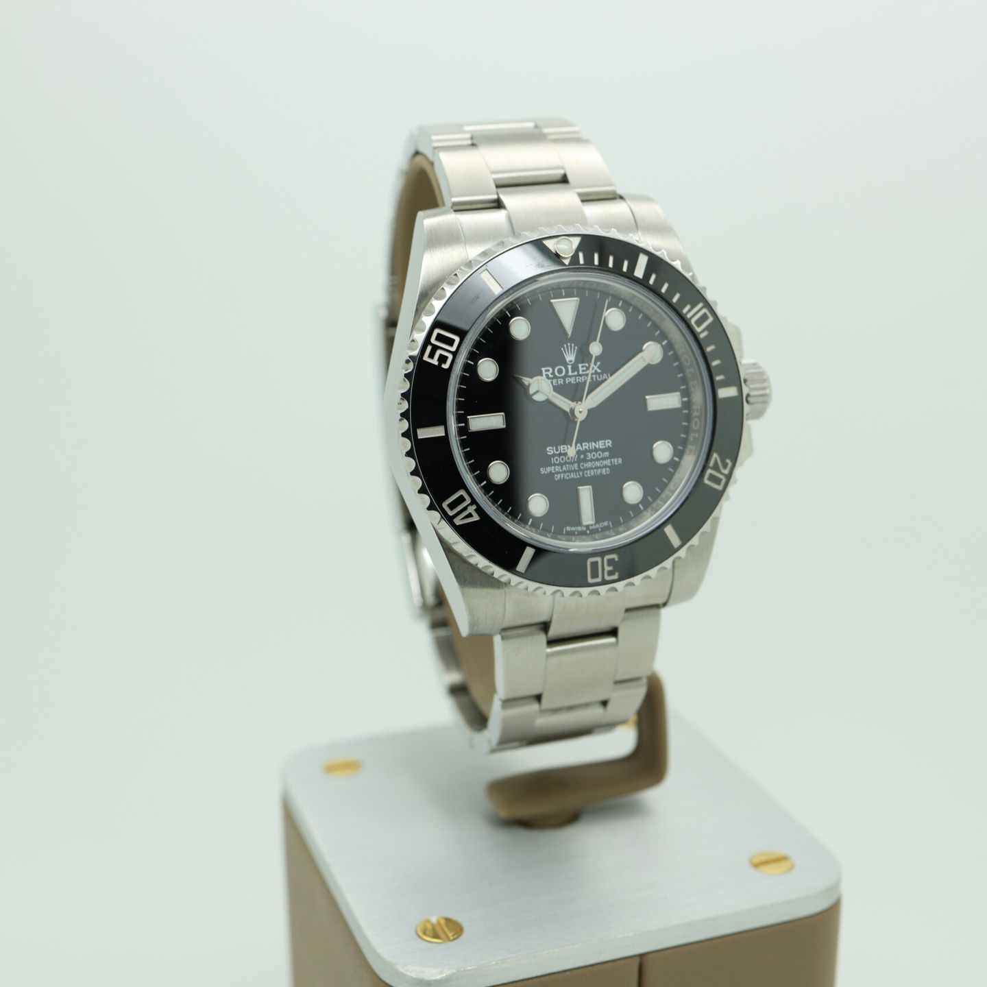 Rolex Submariner No Date 114060 (2018) - Zwart wijzerplaat 40mm Staal (2/8)