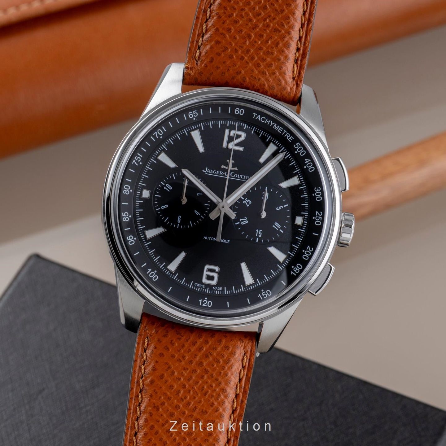 Jaeger-LeCoultre Polaris Q9028471 (Unknown (random serial)) - Black dial 42 mm Steel case (1/8)