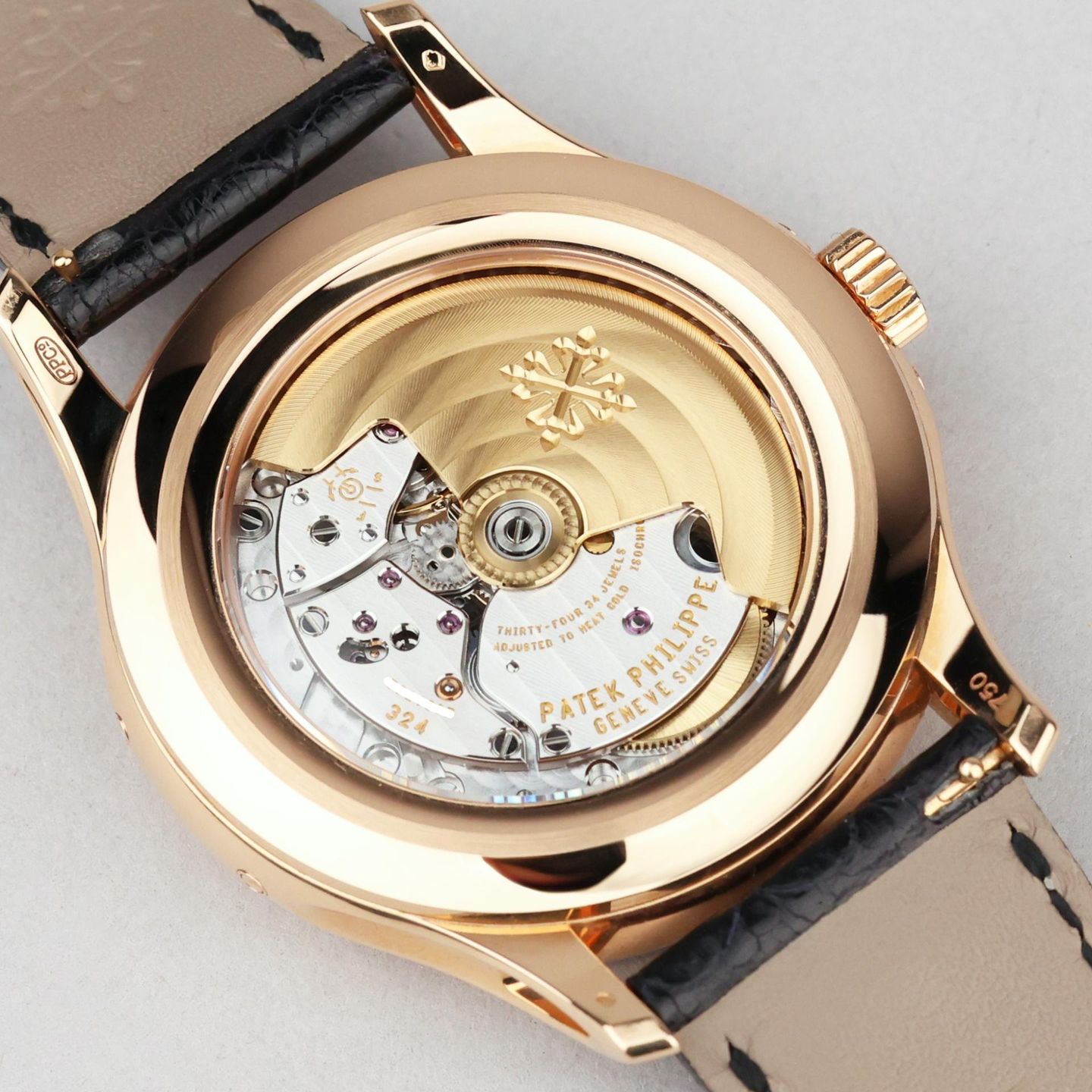 Patek Philippe Annual Calendar 5205R (2016) - Zwart wijzerplaat 41mm Roségoud (8/8)