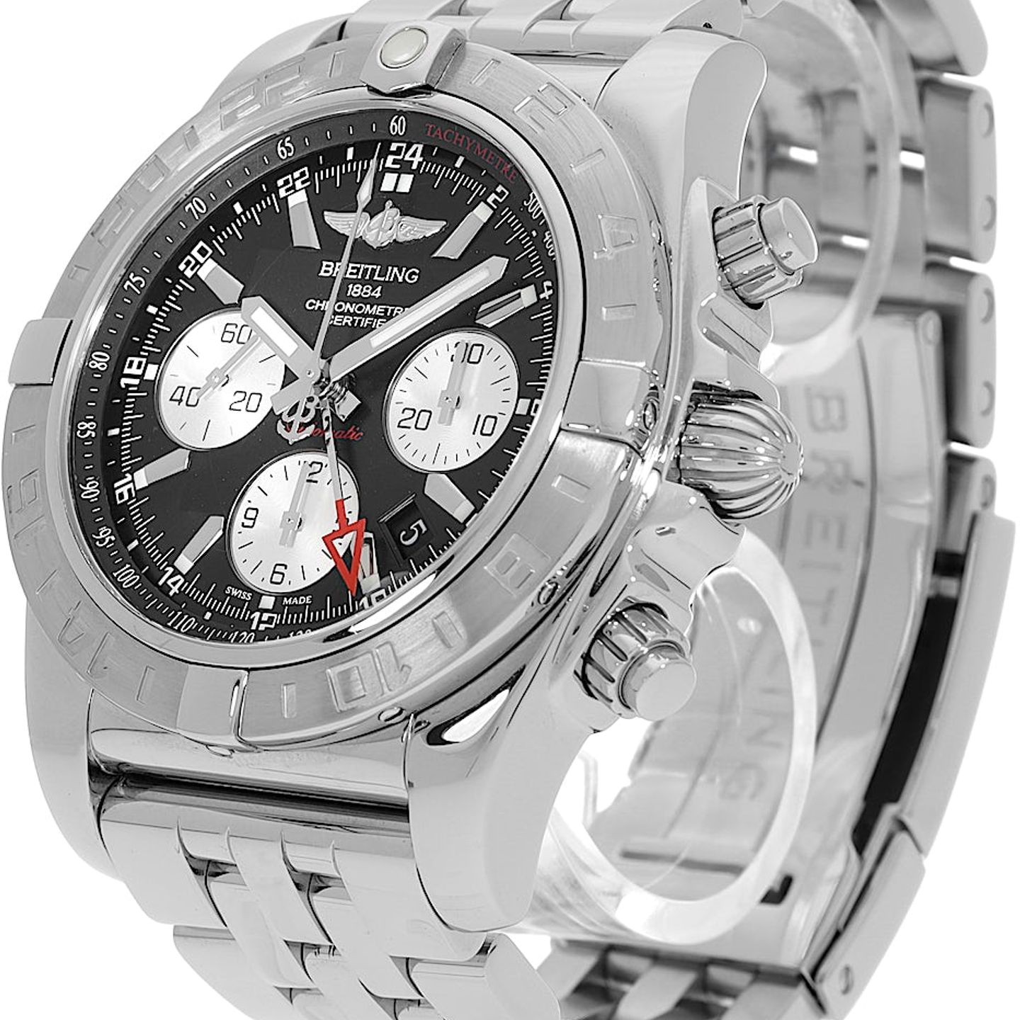 Breitling Chronomat 44 GMT AB0420 (2016) - Black dial 44 mm Steel case (3/5)