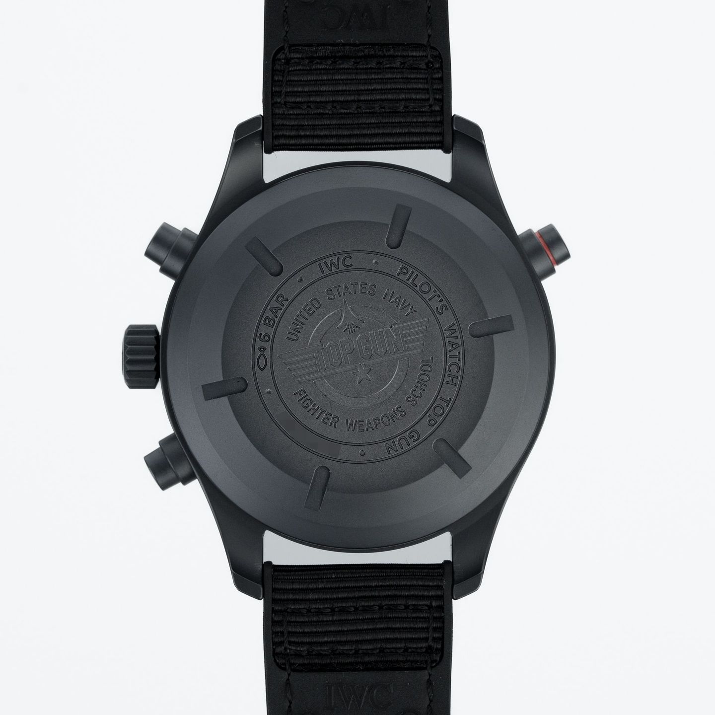 IWC Pilot Double Chronograph IW371815 (2020) - Zwart wijzerplaat 44mm Titanium (4/7)