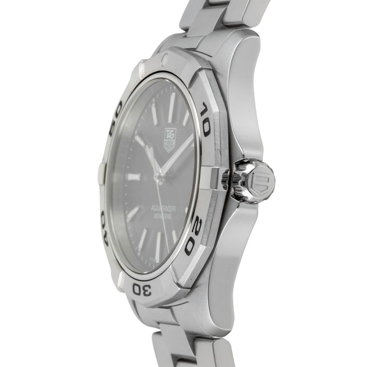 TAG Heuer Aquaracer 300M WAP2011 (Onbekend (willekeurig serienummer)) - Zwart wijzerplaat 41mm Staal (6/8)