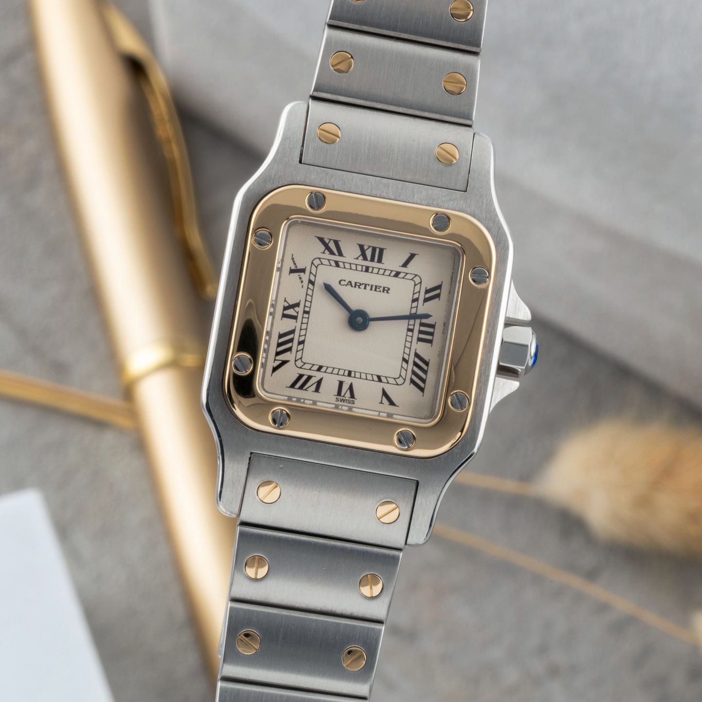Cartier Santos Galbée W20012C4 (1995) - 24 mm (3/8)