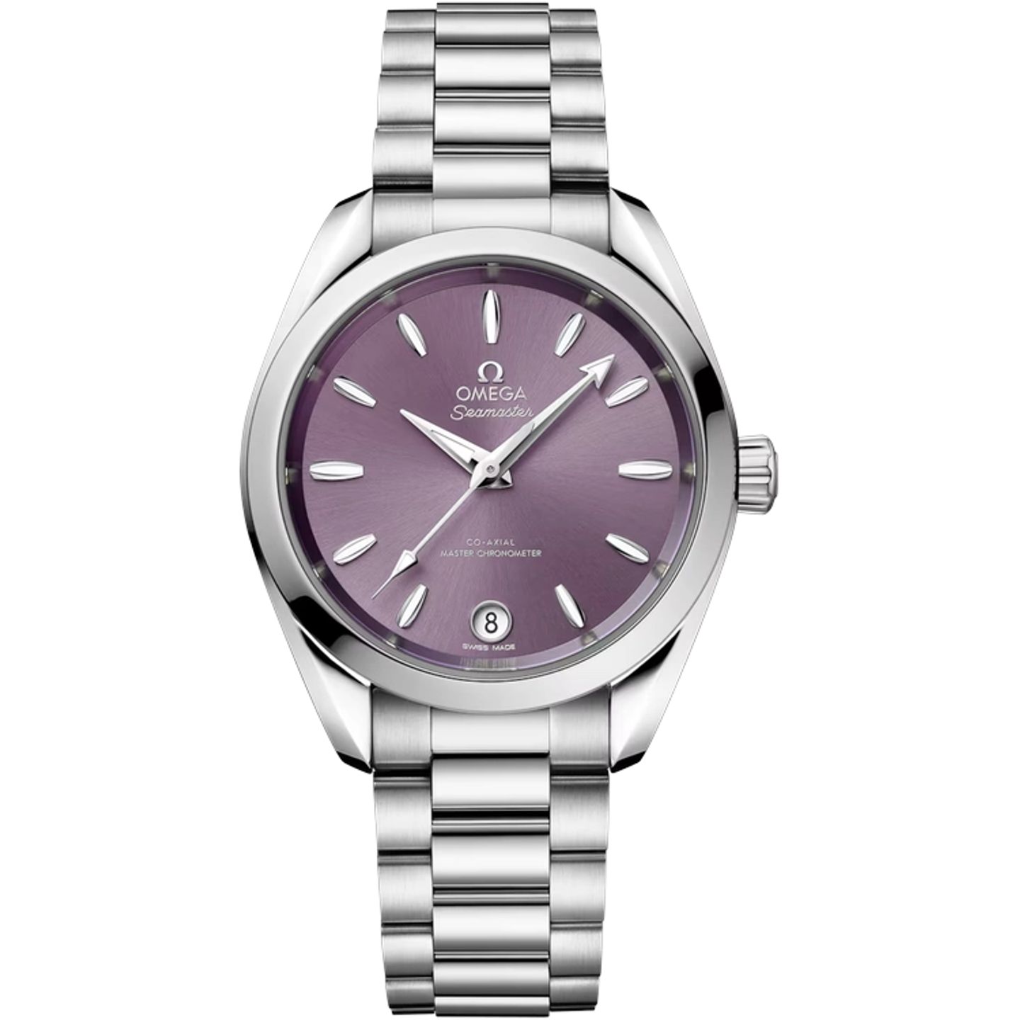 Omega Seamaster Aqua Terra 220.10.34.20.10.002 (2025) - Paars wijzerplaat 34mm Staal (1/1)