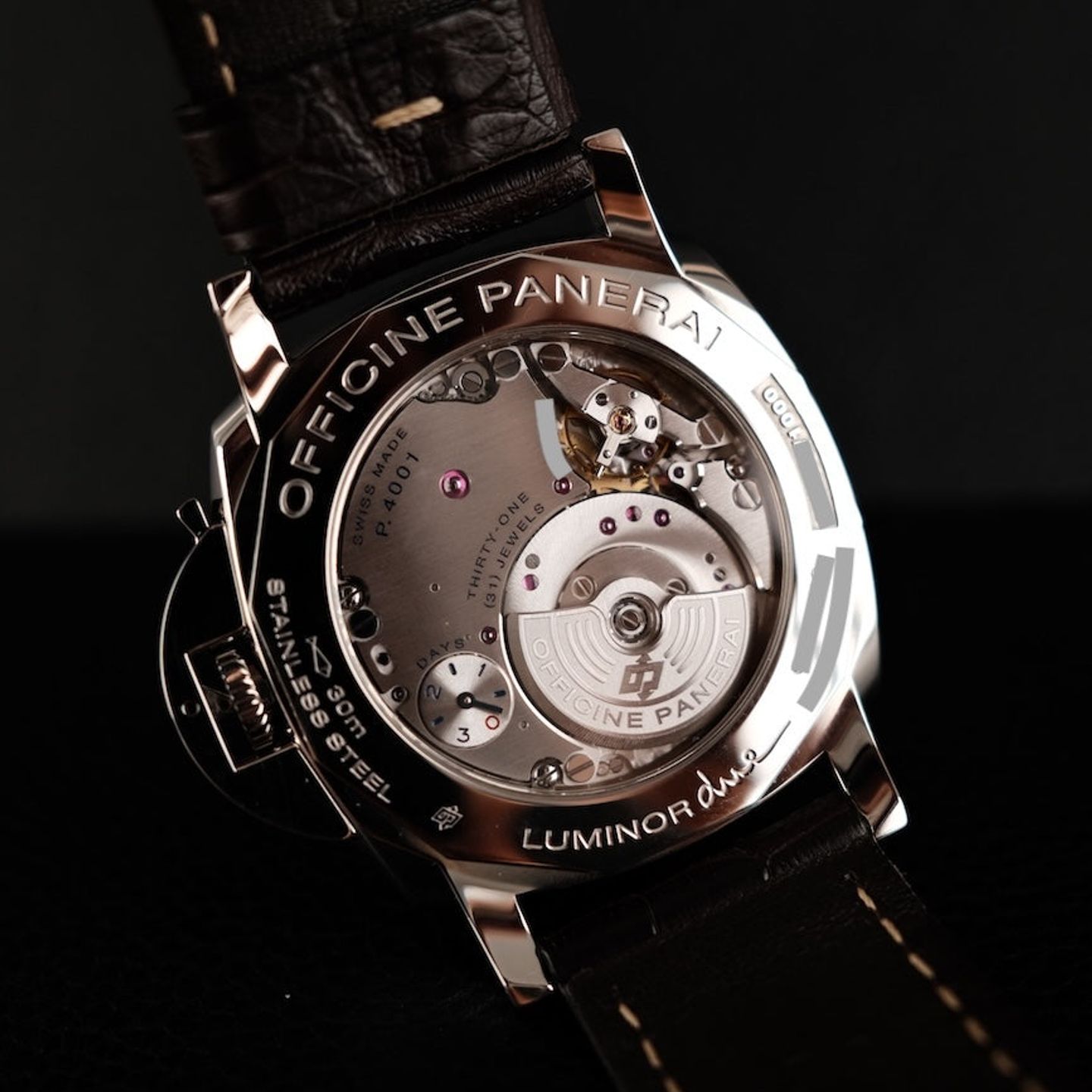 Panerai Luminor Due PAM00943 (2022) - Grijs wijzerplaat 45mm Staal (2/8)