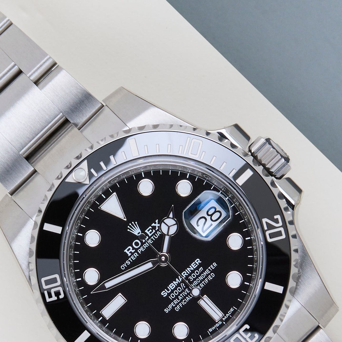Rolex Submariner Date 116610LN (2018) - Zwart wijzerplaat 40mm Staal (3/8)